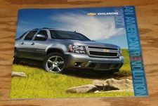 Original 2007 Chevrolet Avalanche Deluxe Sales Brochure 07 Chevy LS LT LTZ