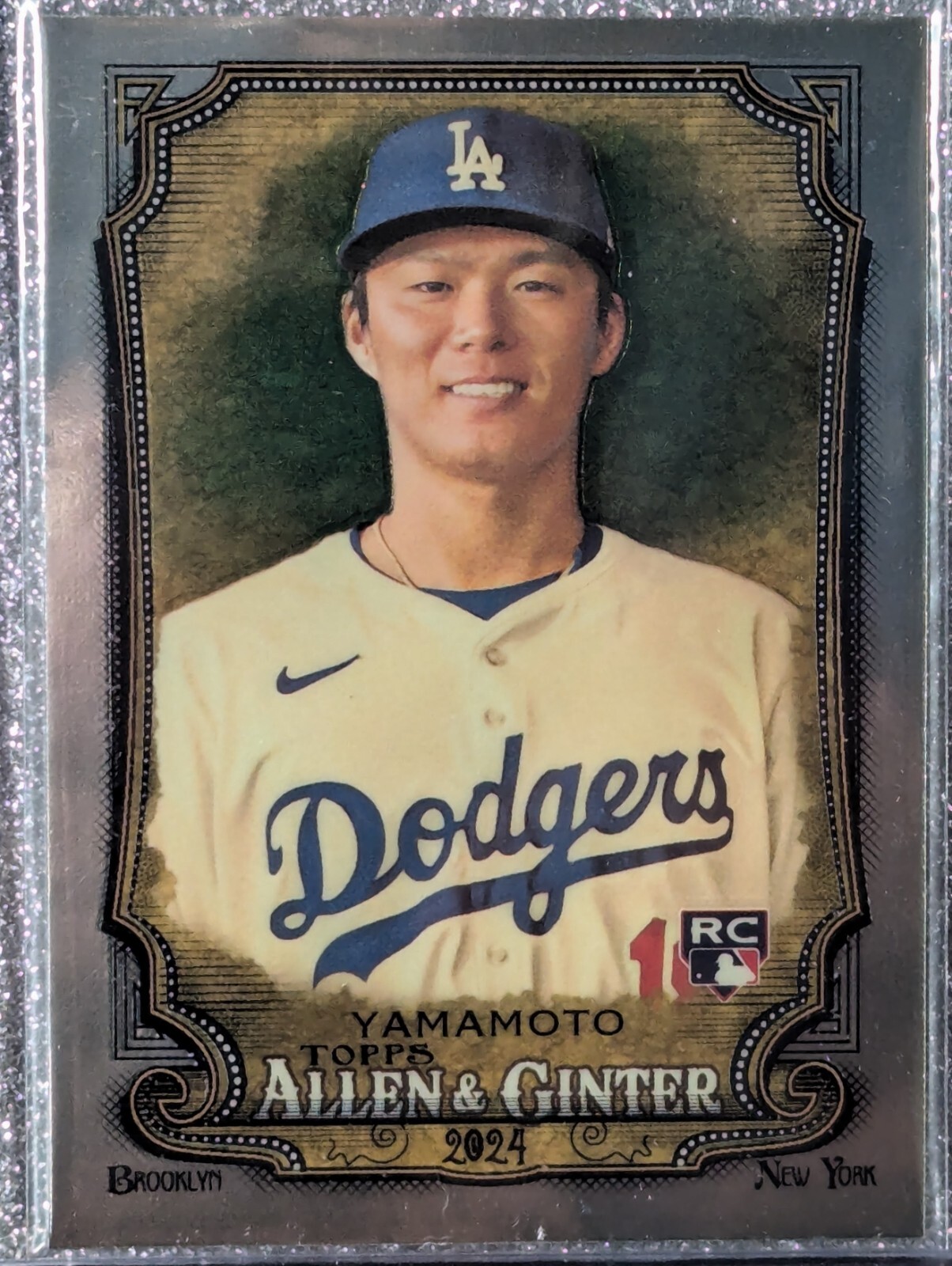 2024 Topps Allen & Ginter Chrome Yoshinobu Yamamoto #201