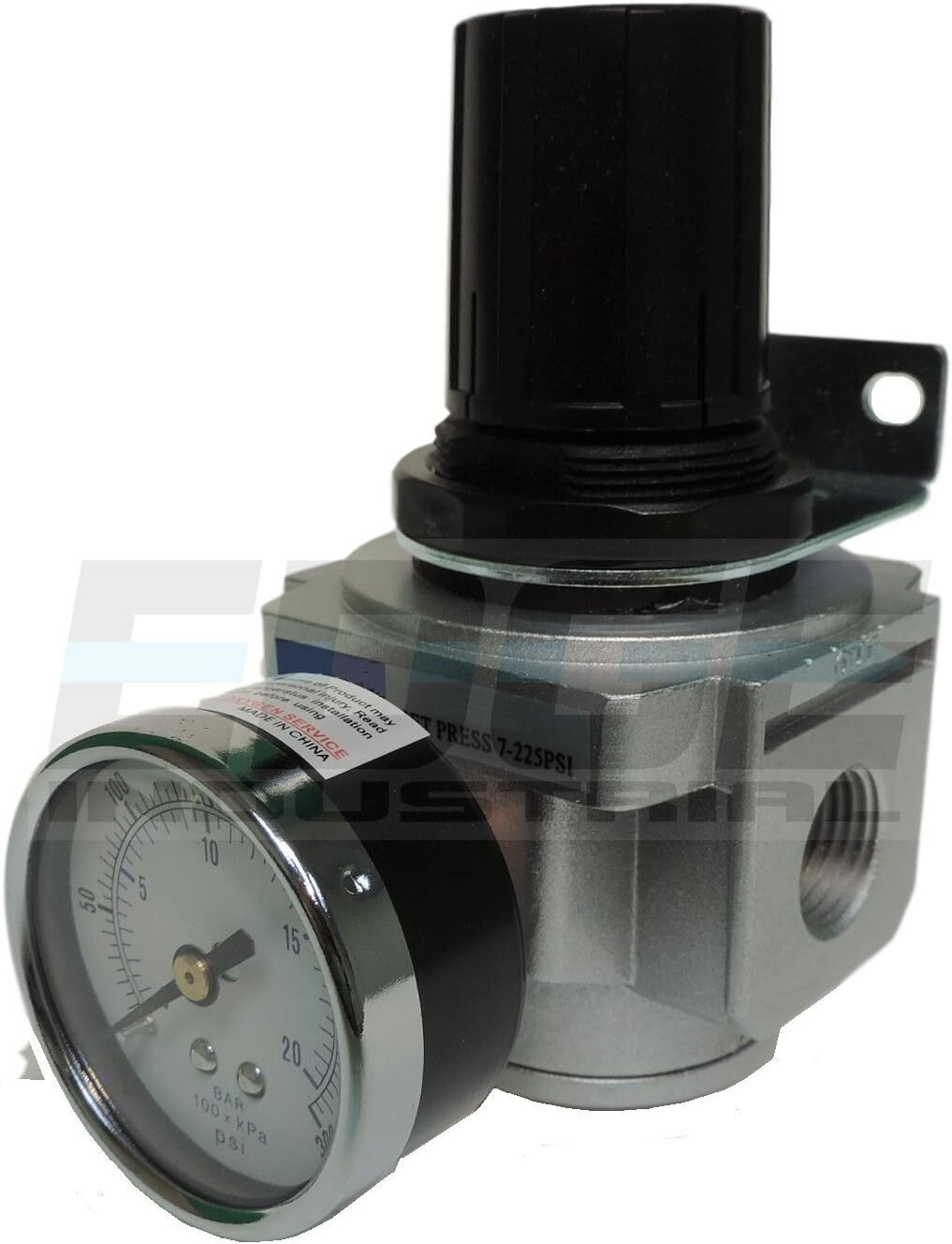 Heavy Duty in-LINE Compressed AIR Pressure Regulator for AIR Compressor, 7 to 21