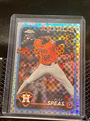 Alex Speas RC 2024 Topps Chrome Update X-Fractor #175 Astros