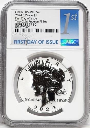 Photo of a 2024-P Peace Dollar (2021-Present) from an eBay listing that sold on Jul 15, 2026