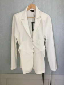 white blazer size 12