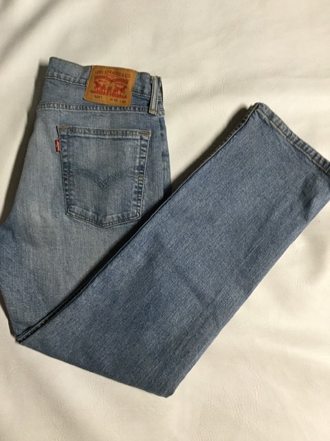 Levi’s Strauss 514 Men Size W33 L30 Light Blue Straight Leg Jeans. U37 ...