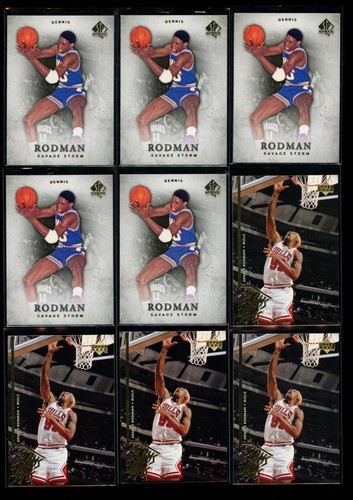 Huge 114 Lot Dennis Rodman Inserts Dupes 1989 Fleer Skybox Upper Deck Topps Gold - Picture 11 of 13