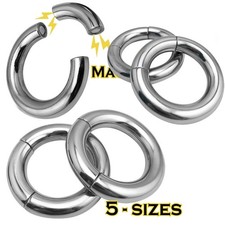 Stainless Steel Metal Silver Cock Ring For Men Penis Ring Erection Enhancer Sex