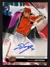 2020 Bowman's Best #B20-SA Shogo Akiyama Best of 2020 Rookie Autograph