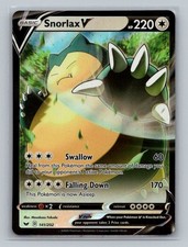 Snorlax V 141/202 Holo V Rare Sword & Shield Pokemon Near Mint on eBay