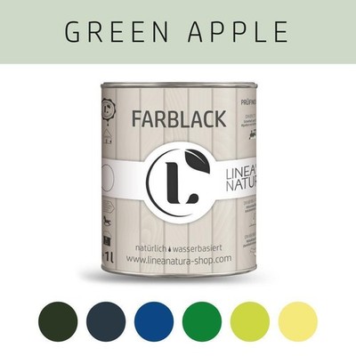 Möbellack 375ml Farblack Holzlack Wasserlack Grün Gelb Blau Petrol Dunkelgrün