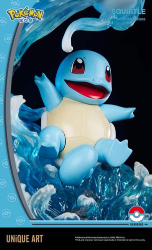 Unique Art Studio Pokémon Squirtle ⅙ Sixième Échelle Figurine Statue Neuf Scellé - Photo 6 sur 9