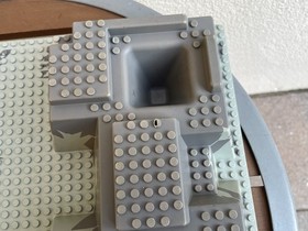 LEGO 4990 Gray Raised Baseplate Rock Raiders HQ 15x10in Castle 30271px3 Base