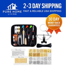 Complete 1857-Piece Jewelry Making Kit for Adults with Adjustable Tools