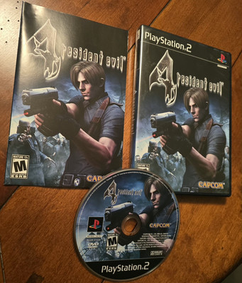 Resident Evil 4 PS2 CIB W/ Manual. Black Label. 1 Owner