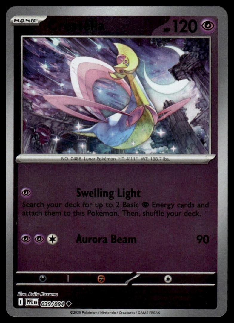 Cresselia ME02: Phantasmal Flames #039/094 Reverse Holo NM