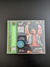 WWF War Zone (Sony PlayStation 1, 1998) PS1 Video Game As Is Needs Resurfacing