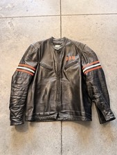 1960s Bates Leather Racer Jacket Set Size Xl 48 Harley Davidson Hand Made *READ*