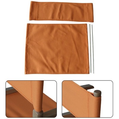 Canvas Sitzbezüge Set für Regiestühle klappbar leicht austauschbar 52x16 48x38cm