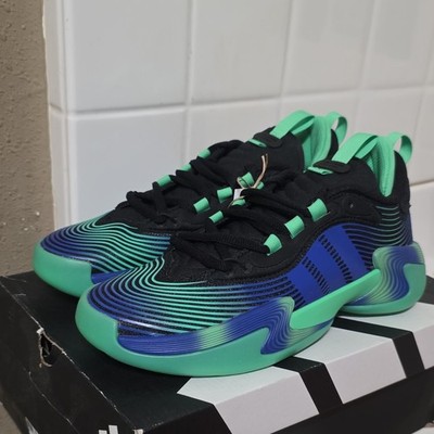 Adidas Exhibit Select 2.0 PRO Black Green Blue Womens 6 Youth 4.5 JS0642