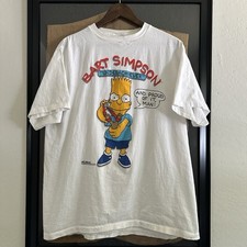Vintage 80s 90s Bart Simpson Changes Simpsons T Shirt XL