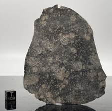 REBIANA 002, Meteorit, 31g Scheibe, Eukrit, von VESTA, zwischen Mars und Jupiter