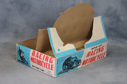 Original Box for Vintage 1950s Takatoku TT Toys Japan Wind Up Racing Motorcycle - Picture 4 of 6