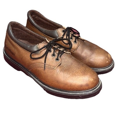 Red Wing Shoes Mens Size 11.5 Brown Leather Oxford Work 