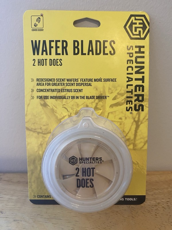 Hunters Specialties Wafer Blades With Safety Pins 2 Hot Does 3 Per Pack HS-01006