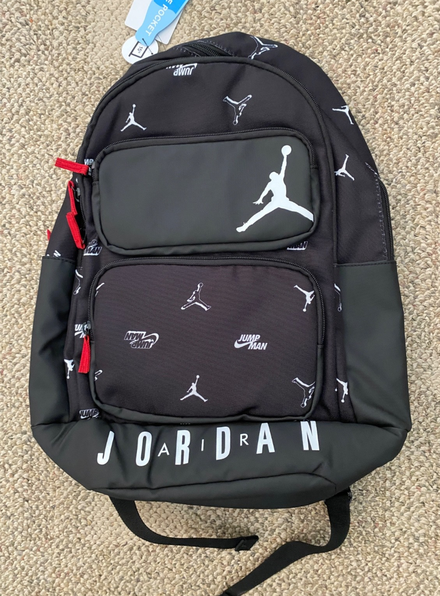 Jordan Nike Backpack Laptop School Bag Jumpman Essentials 9A0670