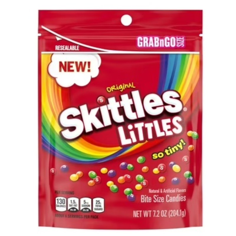 2x Skittles Littles Grab N Go Bag Original Candy Treats Bulk 72oz 4290₽