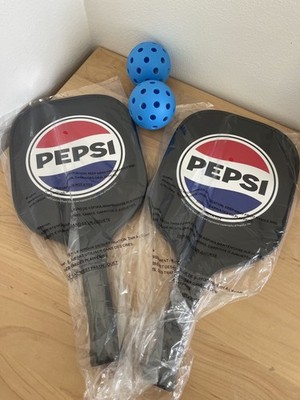 Pepsi Official Pickleball Set Complete Brand New with Two Balls PepsiCo RARE!