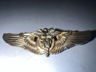 Authentic Military Insignia/ 2.25" Wings/Medical/Medic/Nurse/Sterling/Surgeon