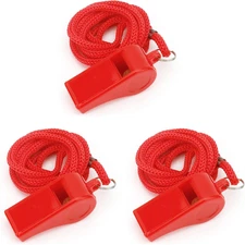 Whistle, Whistle for Coaches, Plastic Whistles for , Coach Whistles with Lanyard