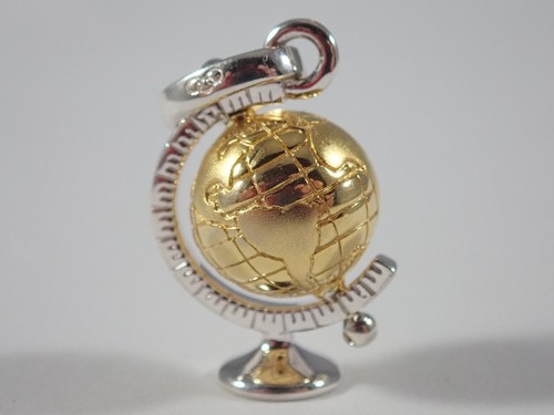NEW LINKS OF LONDON 925 STERLING SILVER GLOBE CHARM/PENDANT