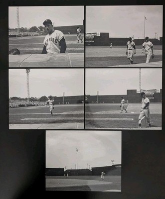 1955 NEW YORK GIANTS 8X10 TYPE 2 PHOTOS LOT OF 5 AP085