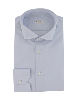 Fiori Di Lusso Hellblaues Baumwollhemd Slim Fit - Langarm (FDL3222519)
