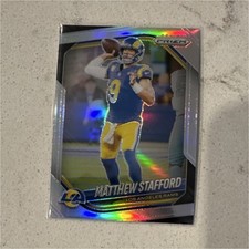 2025 Panini Prizm Matthew Stafford #21 Los Angeles Rams Football Silver Prizm
