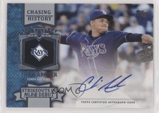 2013 Topps Chasing History Chris Archer (Strikesouts in MLB Debut) Auto 0yl4