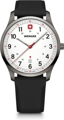 #ad Wenger Swiss Army Men#x27;s 01.1441.132 City Sport White Dial Watch 42mm $99.95