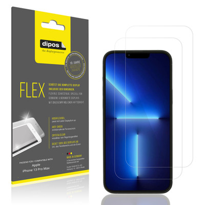 2x 3D Full Cover Schutzfolie für Apple iPhone 13 Pro Max Panzerfolie Anti-Shock