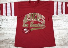 VTG Logo 7 San Francisco 49ers Joe Montana Shirt Men’s Small NFL 90s