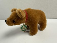 Vintage Hermann Teddy Bear Mohair Plush Brown...