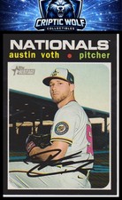2020 Topps Heritage #695 Austin Voth Washington Nationals