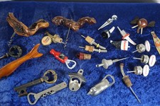 Korkenzieher Flaschen&ouml;ffner Schnaps Ausgie&szlig;er Schnapsnase Ausschenke 70er Jahre