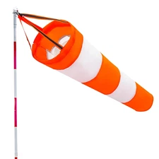 Wind Socks for Outside, Heavy Duty Wind Direction Indicators with Reflective Bel