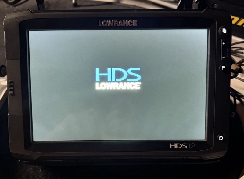 Lowrance HDS 12 Touch Gen 2 W/gimbal, Power Cord, And Over The Petal Mount.