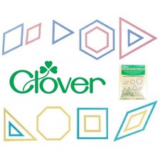 Clover Patchwork Templates Quilting Crafting - Square Triangle Octagon Hexagon