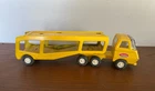 VINTAGE 1970s Tonka Yellow Car Carrier Semi Truck Pressed Steel Vehicle Hauler