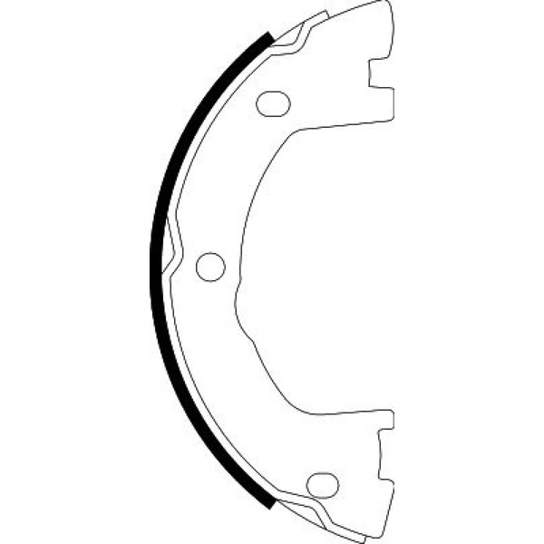 Hella 8DA 355 051-171 Bremsbackensatz Feststellbremse-image
