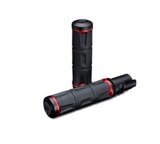 Harley-Davidson Red Annodized Redline Hand Grips 25+ 56100769