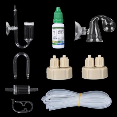 CO  Level Indicator Reagent for Aquarium Fish Tank Test Kits Glass Aquarium W...