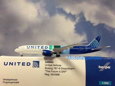 Herpa Wings 1:500 Boeing 787-9 United Airlines N24988  538565 Modellairport500